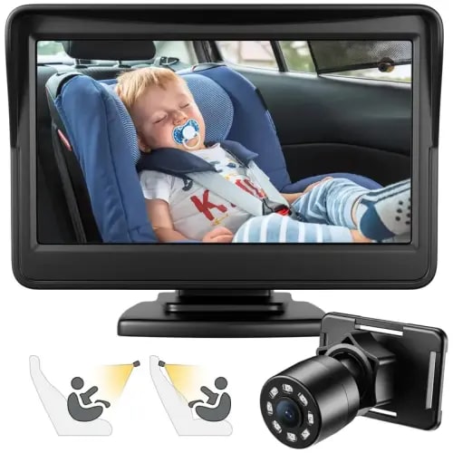 Car Camera, 4.3'' HD Infrared Night Vision Function Baby Car - TikTok Shop