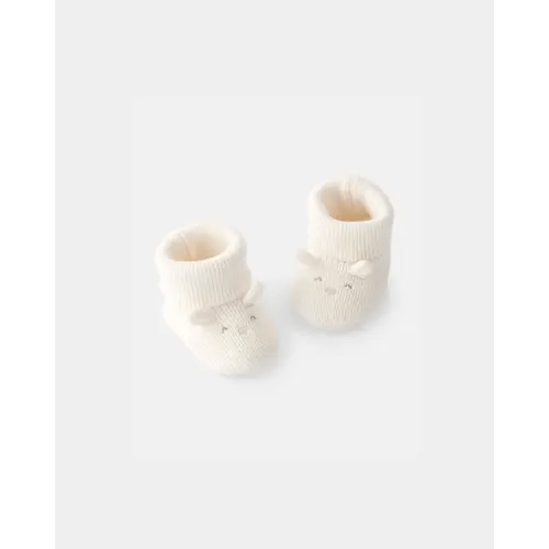 Baby Easter Bunny Booties - Ivory | Carter's