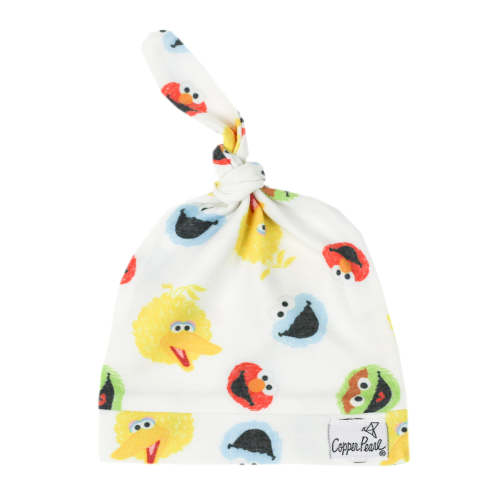 Top Knot Hat - Sesame Scribbles