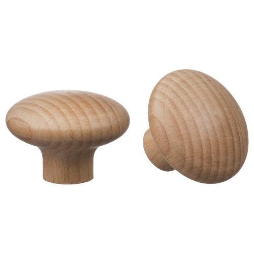 PLOCKAR Knob - beech 49 mm (1 15/16 ")