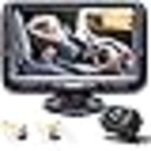 Baby Car Camera HD 1080P: Baby Car Mirror 5 Mins Easy Install for Car Seat | Crystal Night Vision Infant Travel Safety Kit Rohent N06, Black, 4.3 Inch Screen: Amazon.co.uk: Baby Products