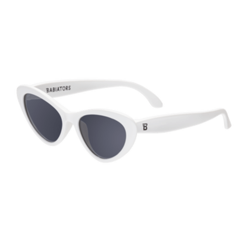 Wicked White Cat-Eye I Smoke Lenses – Babiators Sunglasses