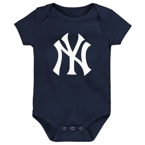 Newborn & Infant Navy New York Yankees Primary Team Logo Bodysuit