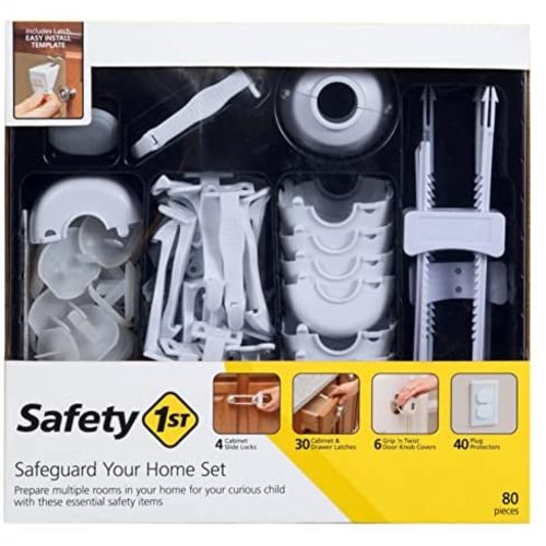 Safety 1st Home Safeguarding and Childproofing Set (80 Pcs), White