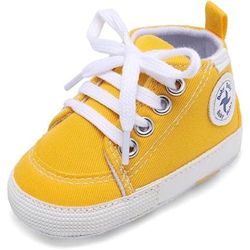 First Walkers Star High Top Canvas Denim Unisex Infant Sneaker