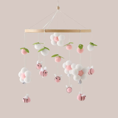 Wooden Crib Mobile