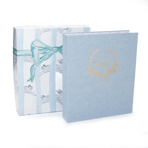 Our Baby Memory Book Keepsake Gift – Blue Box Set – Mark the Milestones