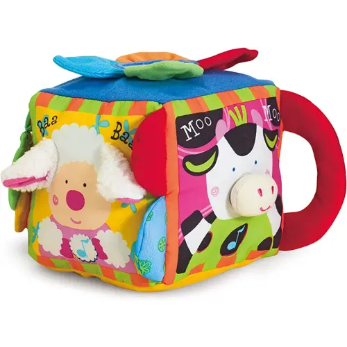 Melissa & Doug K's Kids Musical Farmyard Cube Educational Baby Toy
