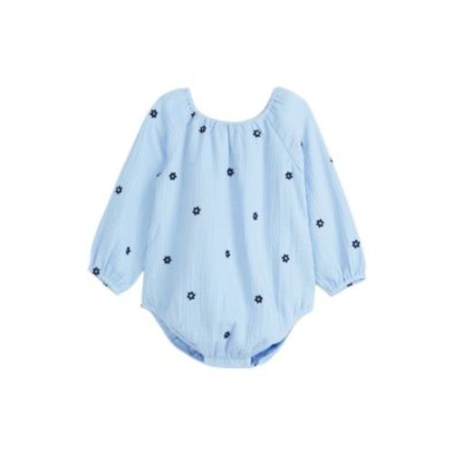 Baby Girls Printed Bubble Pajama