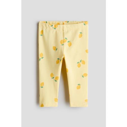 PRINTED COTTON LEGGINGS