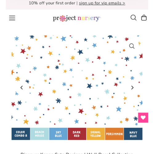 Rainbow Wall Decals - Sparkle Stars by Kenna Sato – Project Nursery