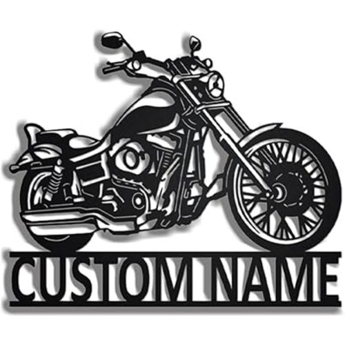 Joseph Motorcycle Metal Wall Art
