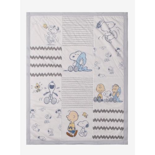 Peanuts Snoopy & Friends Squares Baby Blanket