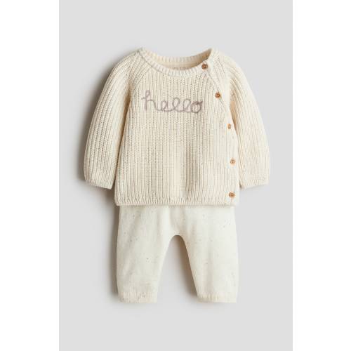 2-PIECE COTTON-KNIT SET
