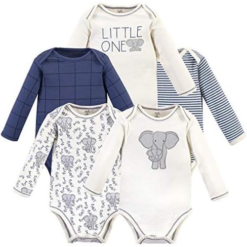 Touched by Nature unisex-baby Organic Cotton Long-sleeve Bodysuits