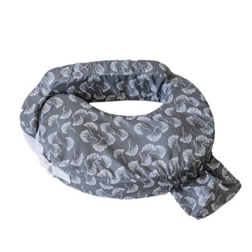 My Brest Friend Original Nursing Pillow - Gray Flowing Fans