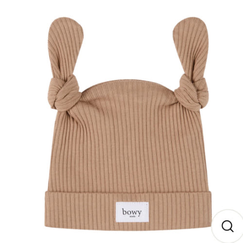 Double Knot Beanie - Chocolate or Cream