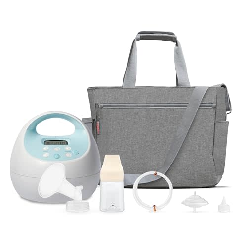 Spectra Baby S1 Plus Premier Rechargeable Breast Pump with Grey Tote Premium Accessory Kit - 24 mm