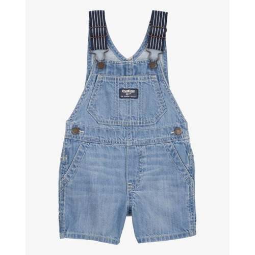 Baby Denim Shortalls - Blue - OshKosh B'gosh | Carter's 9M