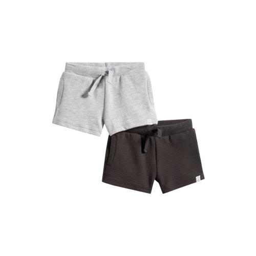 2-Pack Organic Cotton Drawstring Shorts