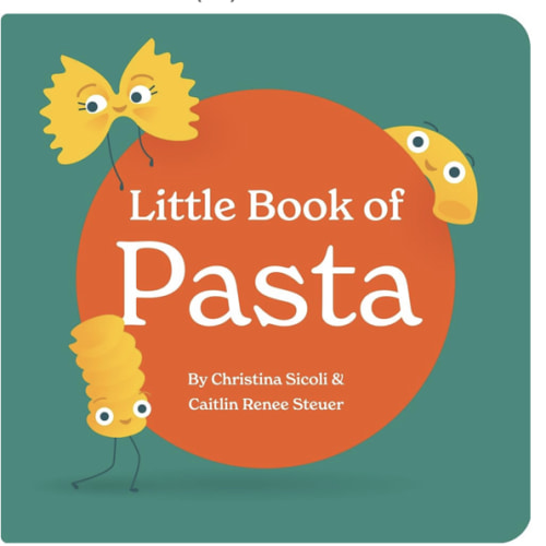 Little Book of Pasta Board Book for Babies and Toddlers about Shapes Read with Phonics and Rhymes Baby Book 0-12 Months Toddler Book Ages 1-4 (Little Books: Culinary Collection (3 books))