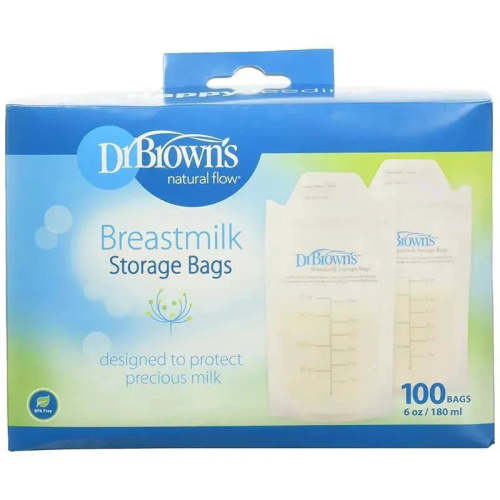 Dr. Brown's Breastmilk Storage Bags 100 Piece