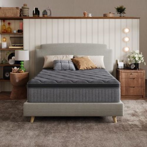 Avenco 8 Inch Full Size Hybrid Mattress with Smarts Coil? Pocket Springs & Memory Foam for Cool Night Sleep & Motion Isolation