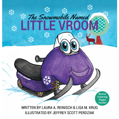 Children's Book - The Snowmobile Named Little Vroom – Snowmobaby