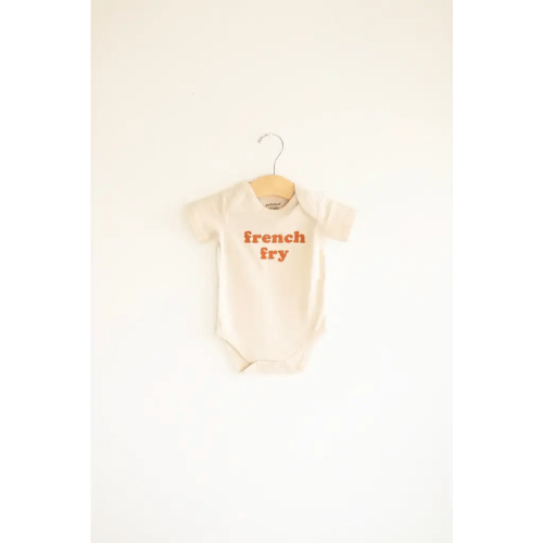 French Fry Organic Cotton Baby Onesie | Milk & Baby – Milk & Baby