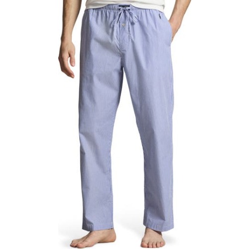 Stripe Cotton Pajama Pants, X-Large