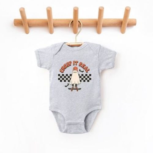The Juniper Shop Creep It Real Skate Board Baby Bodysuit