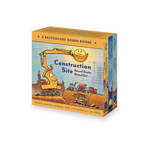 CONSTRUCTION SITE BOARD BOOKS BOXED SET - by Sherri Duskey Rinker (Hardcover)
