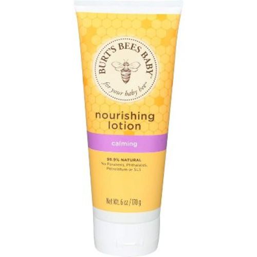 Burts Bees Baby Nourish and Calm Lotion Gentle Moisturizer for Babies with Softening Care, 6 oz