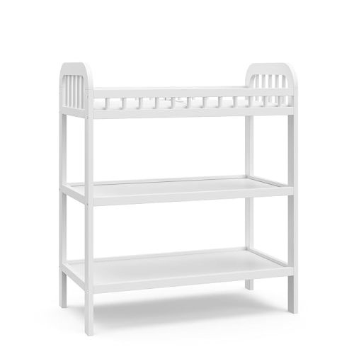 Storkcraft Pasadena Changing Table with Changing Pad, White