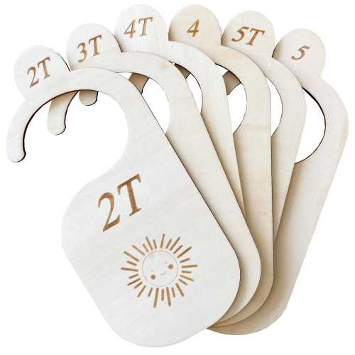 The ORIGINAL Toddler Closet Dividers, Closet Organization for Baby Clothes, Nursery Closet Hangers, Toddler Baby Clothes Organization