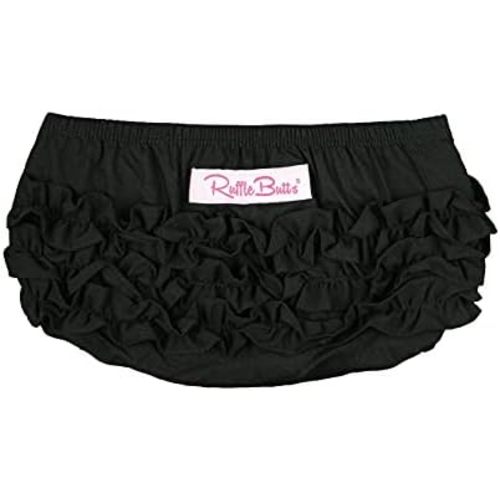 RuffleButts® Baby/Toddler Girls Ruffled Woven Bloomer