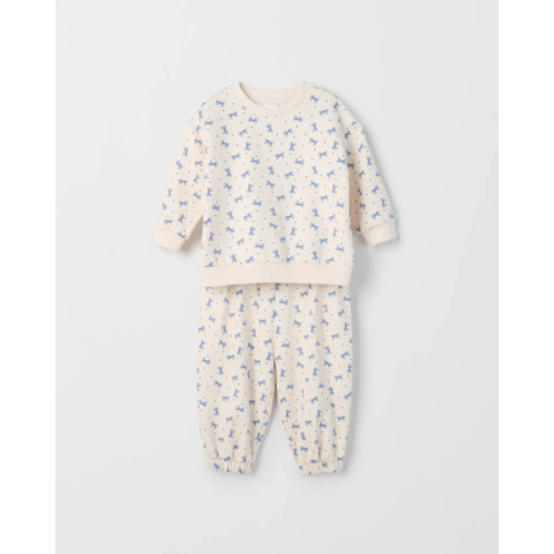 Baby Organic Cotton Fleece Jumper & Pants Set