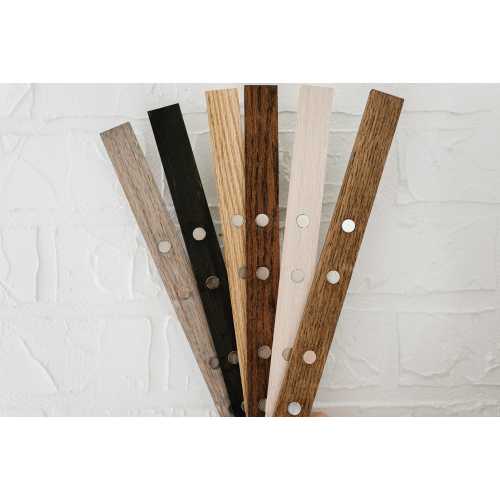 Poster Hanger with STRONG Magnets! 6 STAIN Colors - 3 String Types - Picture Frame for Hanging Photos and Posters and Art Prints