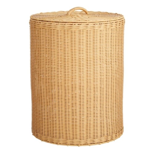 Round Laundry Hamper with Removable Lid, Medium