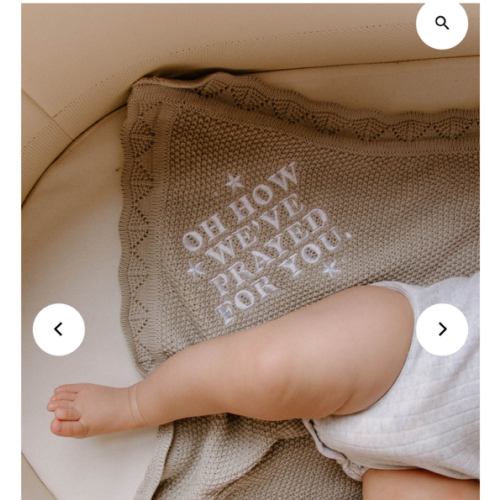 Oh How We've Prayed For You Knit Blanket – OUR HOUSE ABOVE