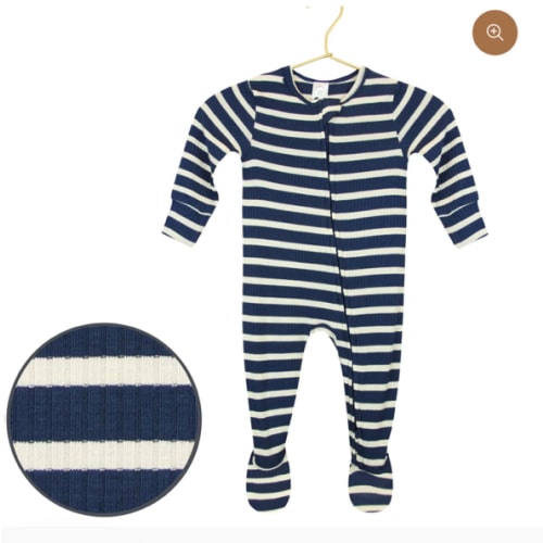 Jack Ribbed Zipper Footies