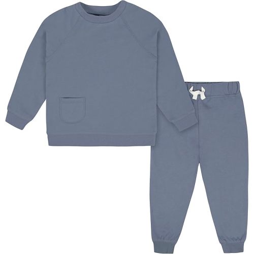Gerber Baby Boys' Toddler 2-piece French Terry Pullover & Jogger Set