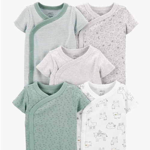 Simple Joys by Carter's unisex-baby 5-pack Side Snap Short-sleeve Bodysuit