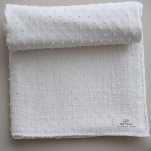 Stroller Baby Blanket,organic Cotton Baby Blanket, Newborn Car Seat Blanket, Muslin Baby Blanket, Baby Shower Gift,neutral Pompom Crib Sheet - Etsy