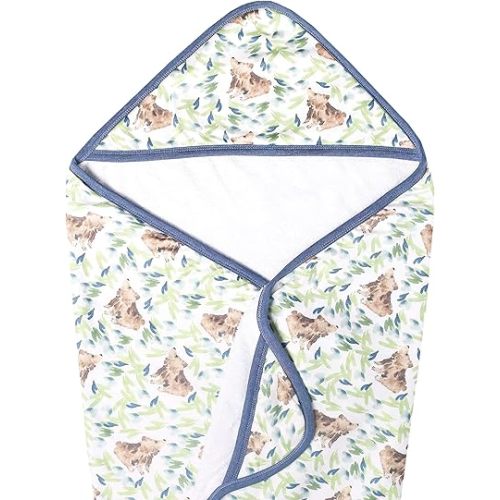 Copper Pearl Hooded Bath Towels Premium Knit/Terry Cloth Baby Towels with Hood, Pockets, and Cool Designs - Great to Gift and Make Bath Time Fun - Baby Bath Towel, Bear