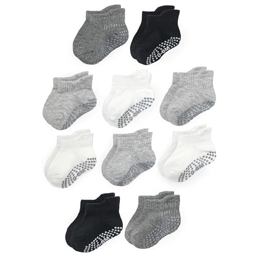 Fruit of the Loom Cotton Grip Socks for Baby and Toddler