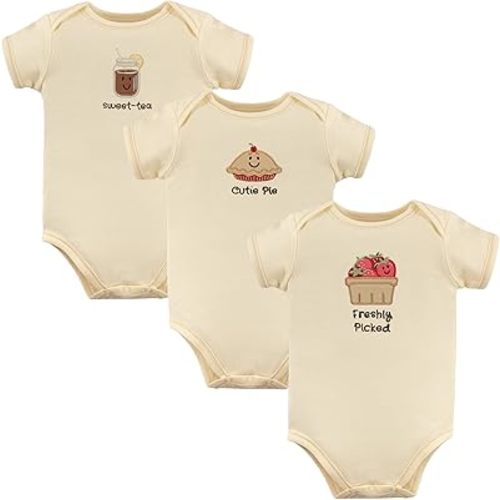 Touched by Nature Unisex Baby Organic Cotton Bodysuits