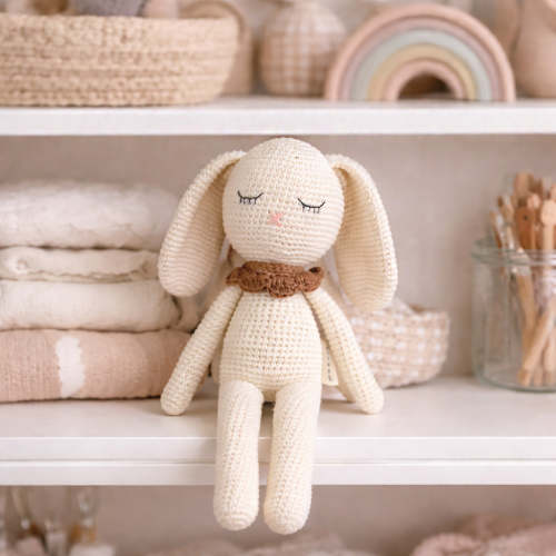 August Sleepy Bunny Doll