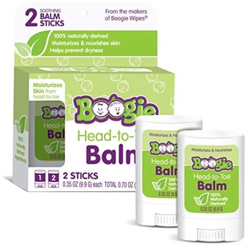 Healing Ointment by the Makers of Boogie Wipes, Balm for Baby and Kids, Moisturizes and Soothes from Head to Toe, Hypoallergenic and Safe for Sensitive Skin, Naturally Derived, 0.35 Ounces, Pack of 2