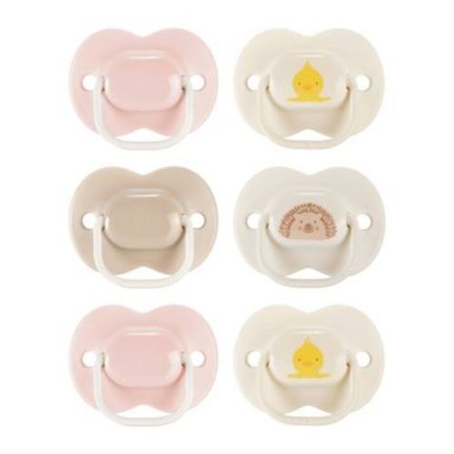 Tommee Tippee Anytime Pacifier 0-6 Months - 6pk - Girl